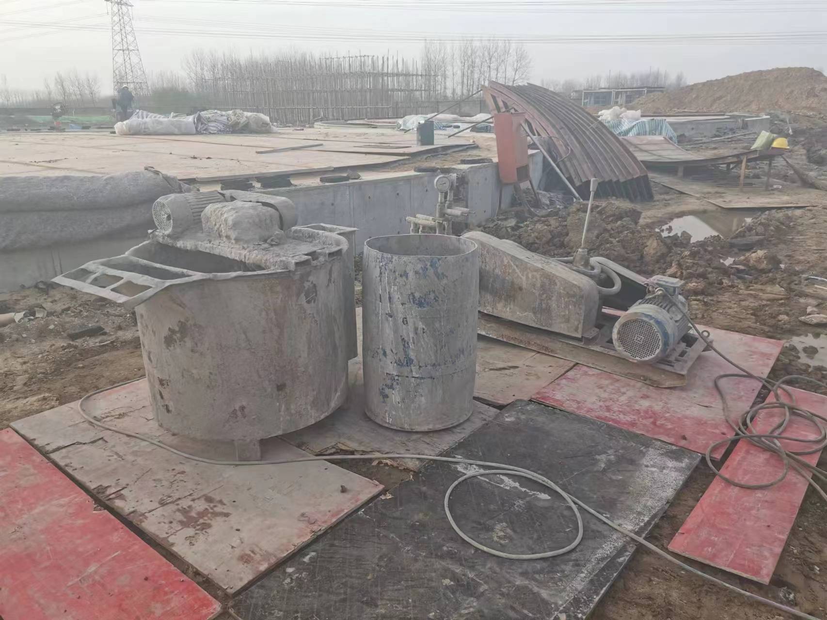 古城设备基础注浆