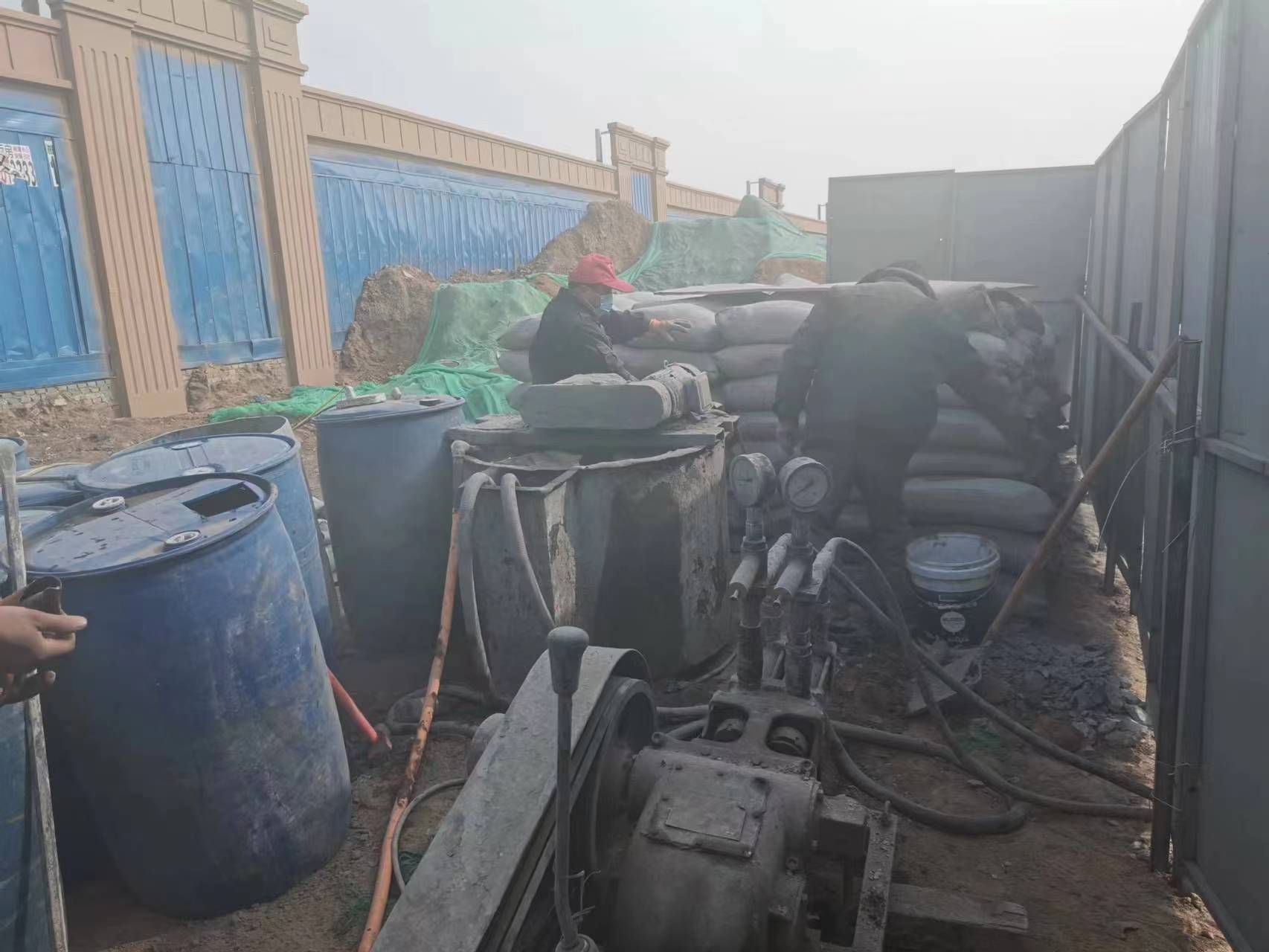 古城房屋下沉注浆